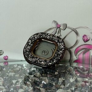 Bath and body works car vent clip scent holder rhinestone Sparkling Silver